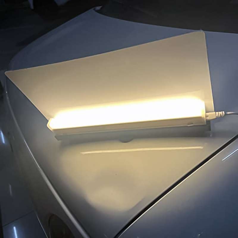 Paintless Dent Repair Removal Tool Checking Reflector Line Tricolor Detection Board, EU Plug