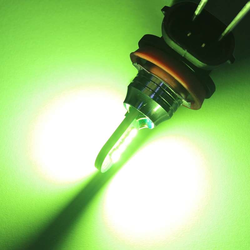 1 Pair 9005 DC12V 7.8W Car LED Fog Light (Lime Green)