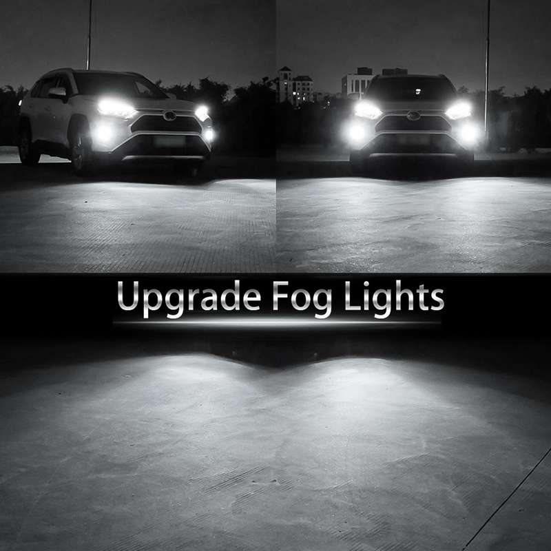 1 Pair 9005 DC12V 7.8W Car LED Fog Light (Lime Green)