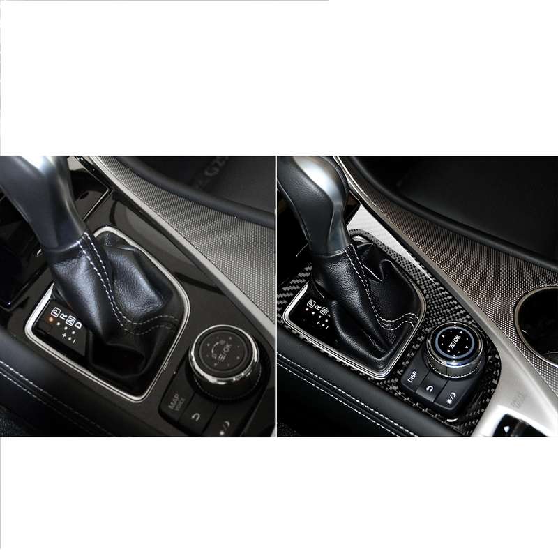 Car Left Drive Carbon Fiber Gear Shift Decorative Sticker for Infiniti Q50 / Q60 2014-2020