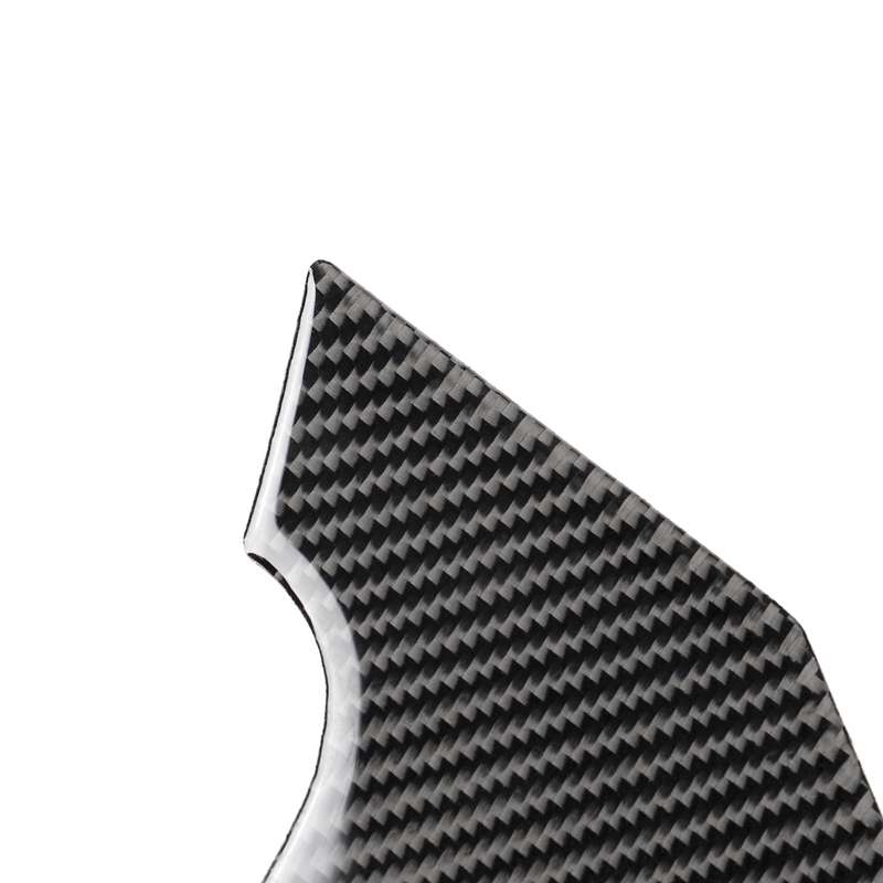 Car Left Drive Carbon Fiber Water Cup Panel Decorative Sticker for Infiniti Q50 / Q60 2014-2020