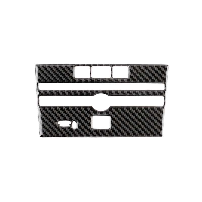 Car Carbon Fiber CD Console Panel Decorative Sticker for Infiniti Q50 / Q60 2014-2020