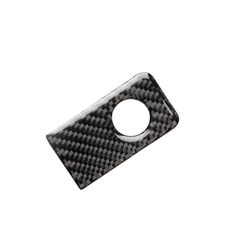 Car Carbon Fiber Front Passenger Seat Storage Box Decorative Sticker for Infiniti Q50 / Q60 2014-202