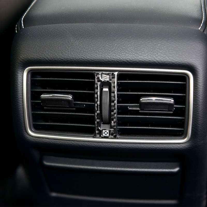 Car Carbon Fiber Rear Air Outlet Decorative Sticker for Infiniti Q50 / Q60 2014-2020