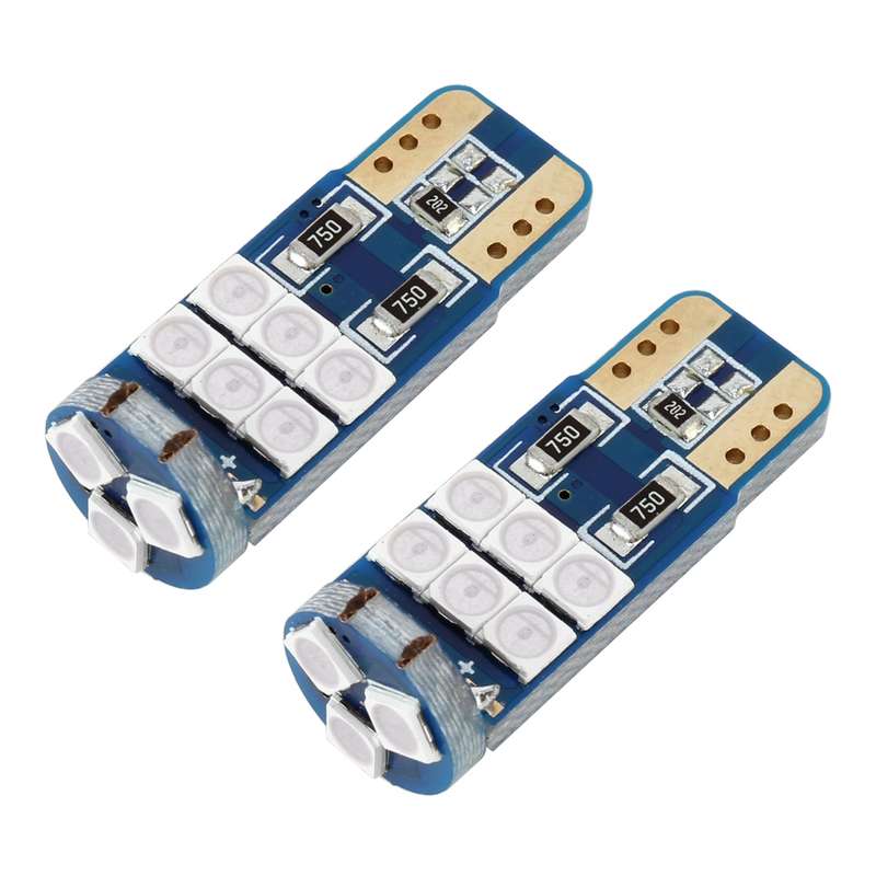 2 PCS T10 DC12 / 1W 9LEDs SMD-3030 Car Clearance Light(Ice Blue Light)