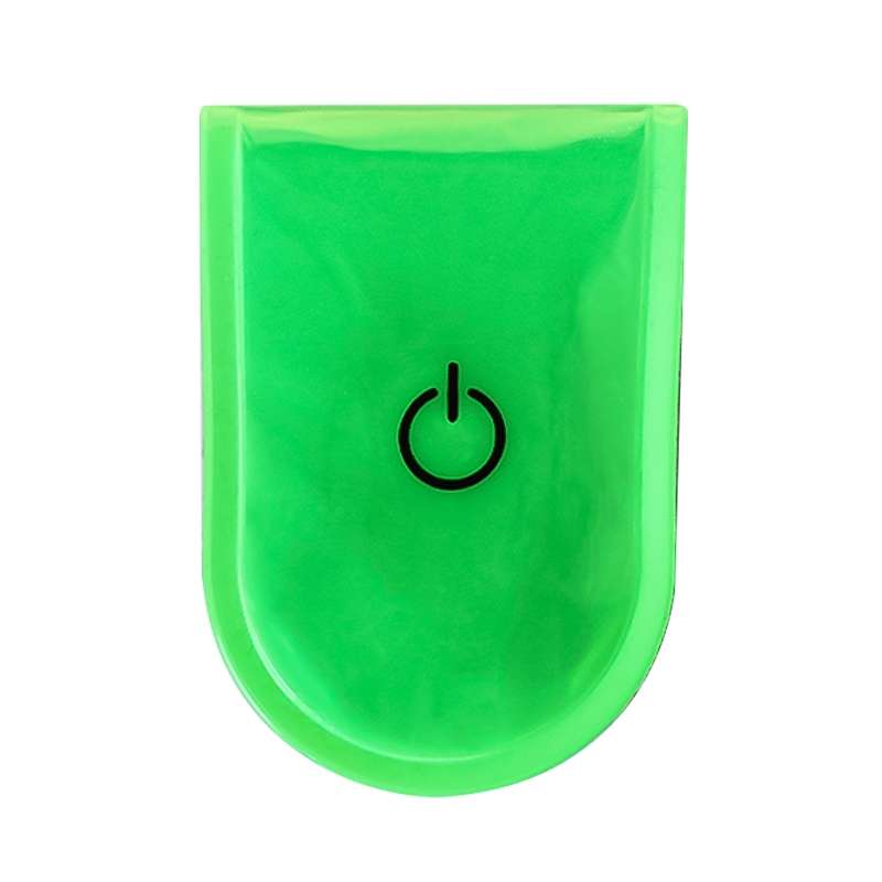 2 PCS Outdoor Night Running Safety Warning Light LED Illuminated Magnet Clip Light (Colour)