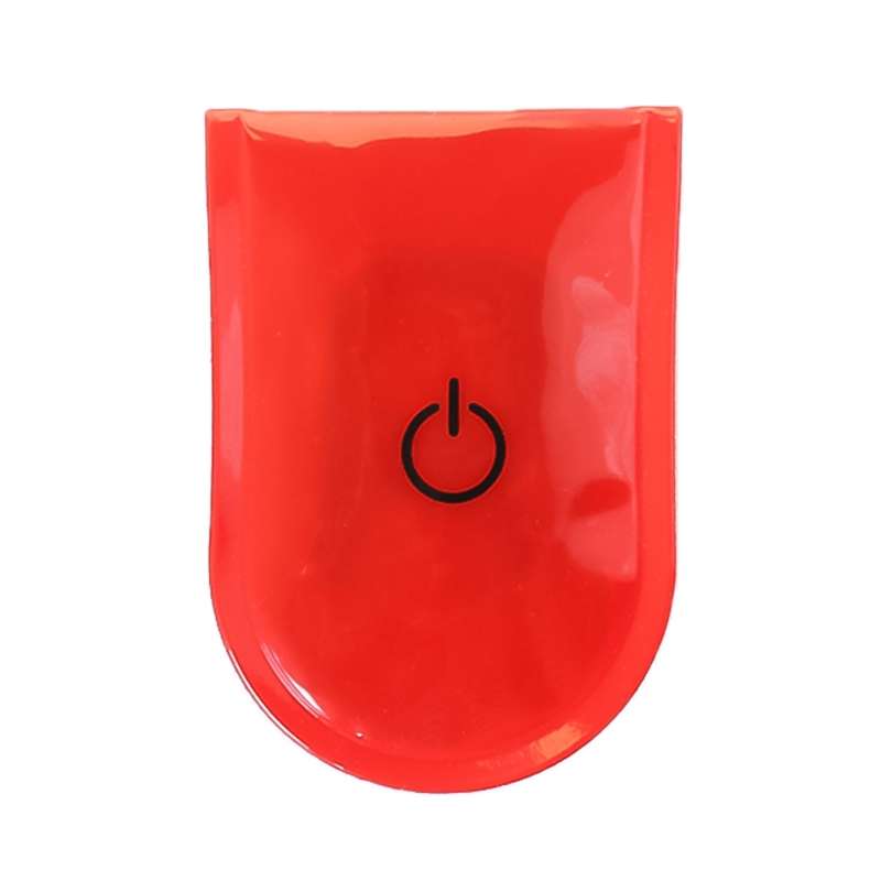 2 PCS Outdoor Night Running Safety Warning Light LED Illuminated Magnet Clip Light (Colour)
