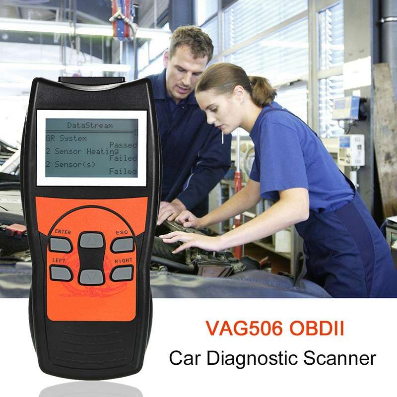 VAG506 Car Mini Code Reader OBD2 Fault Detector Diagnostic Tool