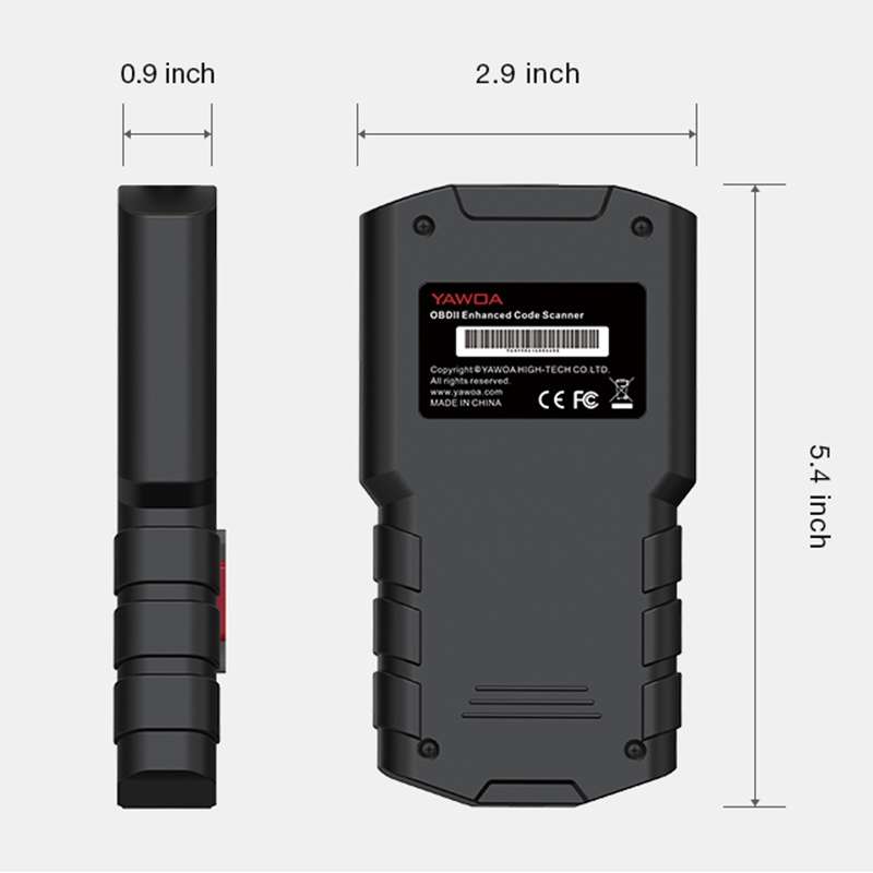 YA201 Car Mini Code Reader OBD2 Fault Detector Diagnostic Tool