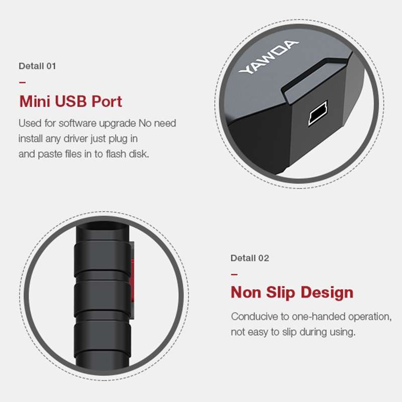 YA201 Car Mini Code Reader OBD2 Fault Detector Diagnostic Tool