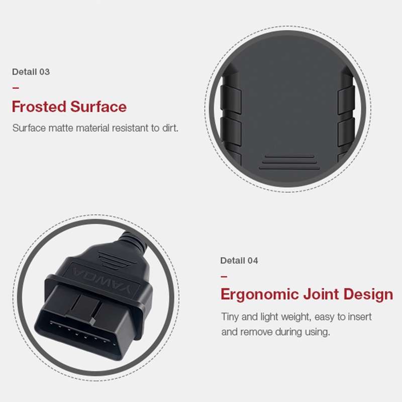 YA201 Car Mini Code Reader OBD2 Fault Detector Diagnostic Tool