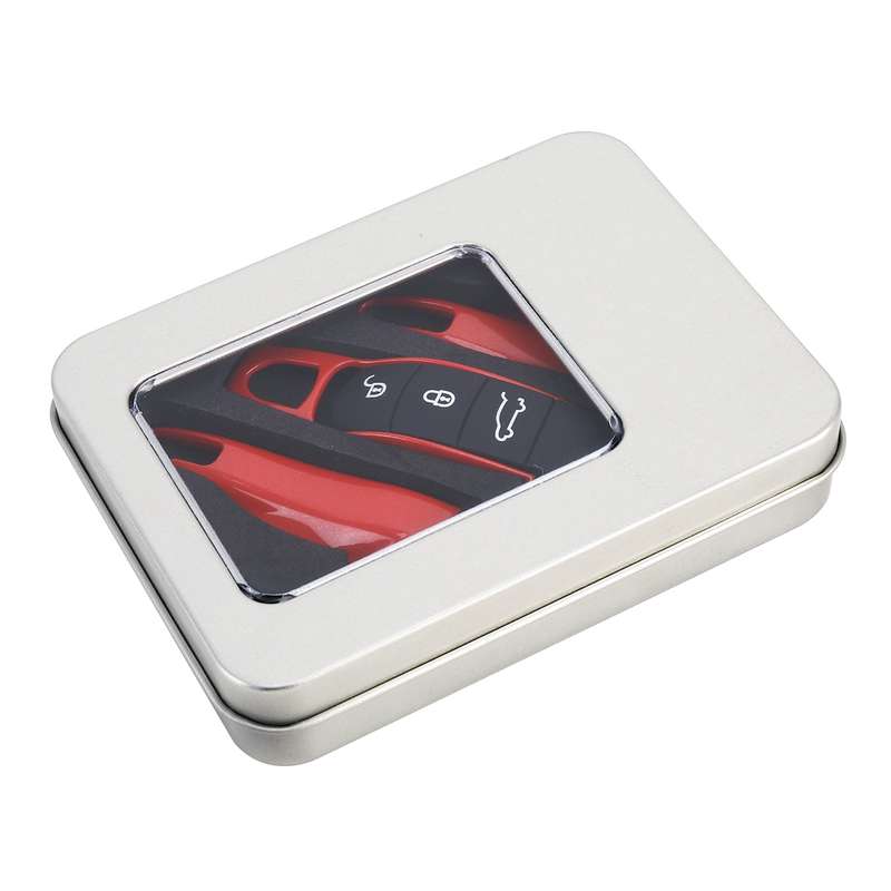 Car Plastic Key Shell Key Case for Porsche (Red)
