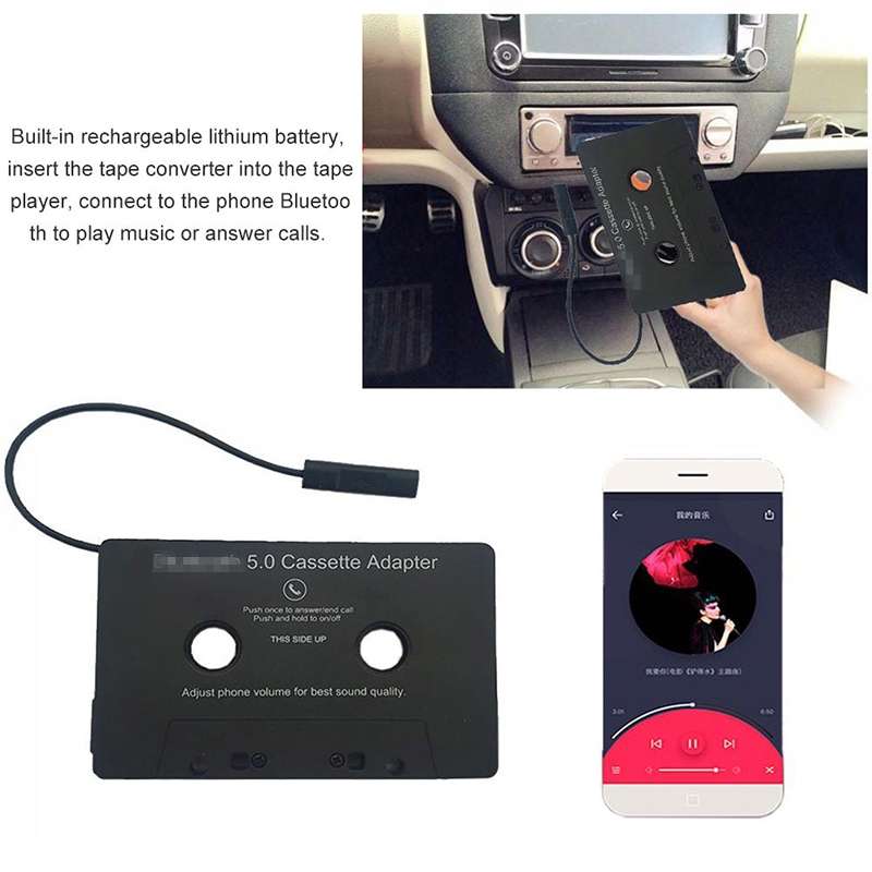 Universal Bluetooth Converter Car Tape MP3 / SBC / Stereo Bluetooth Audio Cassette