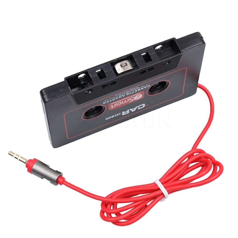 3.5mm Jack Car Cassette Player Tape Adapter Cassette MP3 Player Converter, Cable Length: 1.1m