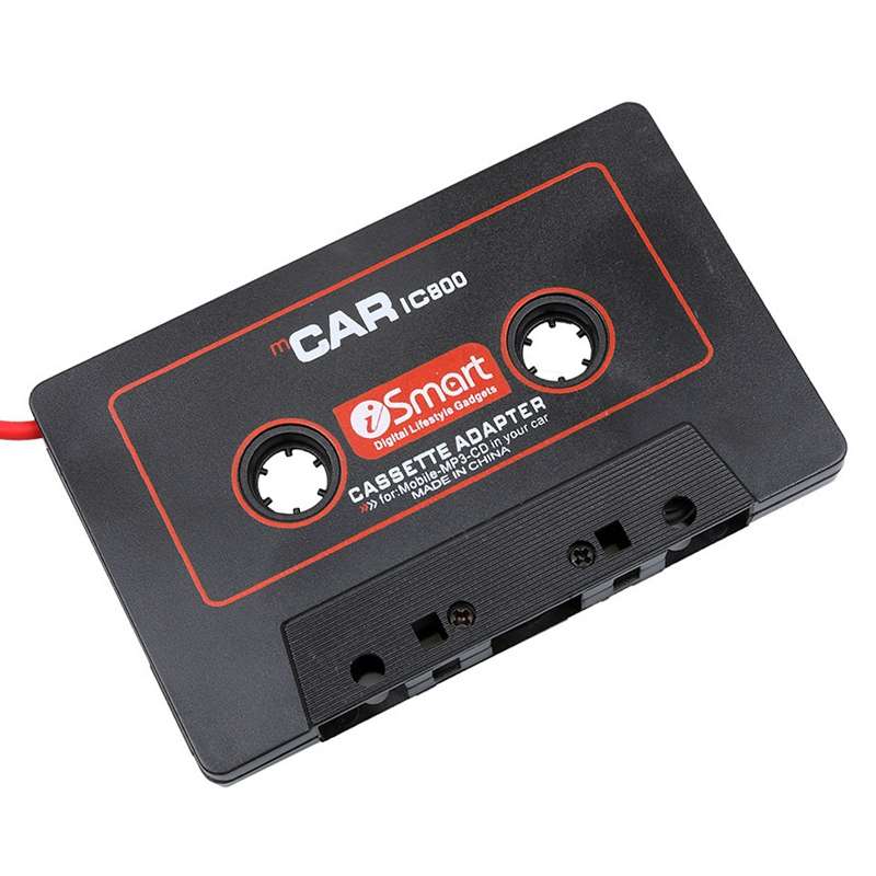 3.5mm Jack Car Cassette Player Tape Adapter Cassette MP3 Player Converter, Cable Length: 1.1m