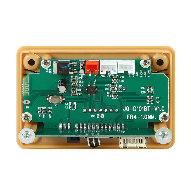 Car 12V Color Screen Audio MP3 Player Decoder Board FM Radio TF Card USB, with Bluetooth Function &