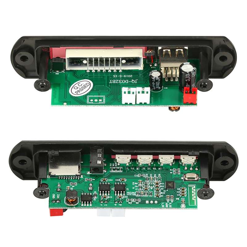 Car 12V 2x3W Audio MP3 Player Decoder Board FM Radio TF USB 3.5mm AUX, with Bluetooth / Recording Ca