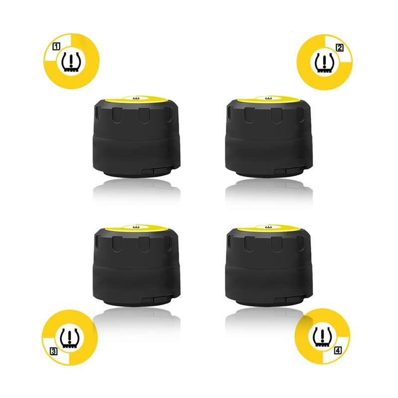 Bluetooth 4.0 TPMS Car External Tire Pressure Monitoring Pressure Detection System