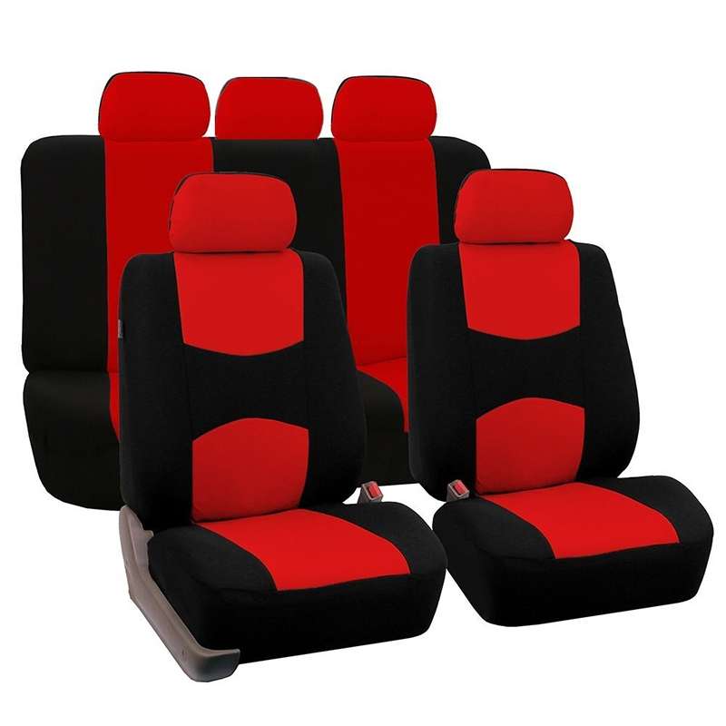 9 in 1 Universal Four Seasons Anti-Slippery Cushion Mat Set for 5 Seat Car, Style:Ordinary (Black)