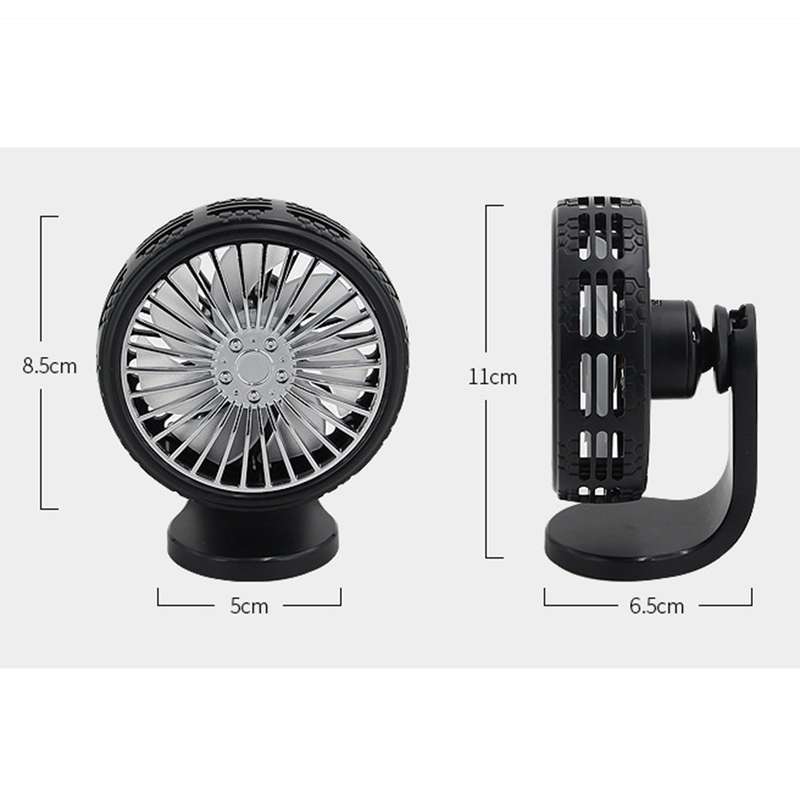 3R-2161 Car Truck Interior Rear View Blind Spot Adjustable Wide Angle Mirror with Clip