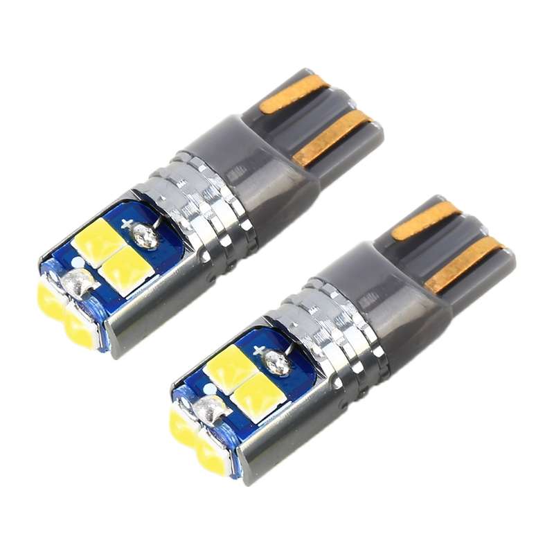 2 PCS T10 / W5W / 168 DC12-24V / 1.8W / 6000K / 140LM Car Clearance Light 4LEDs SMD-3030 Lamp Beads