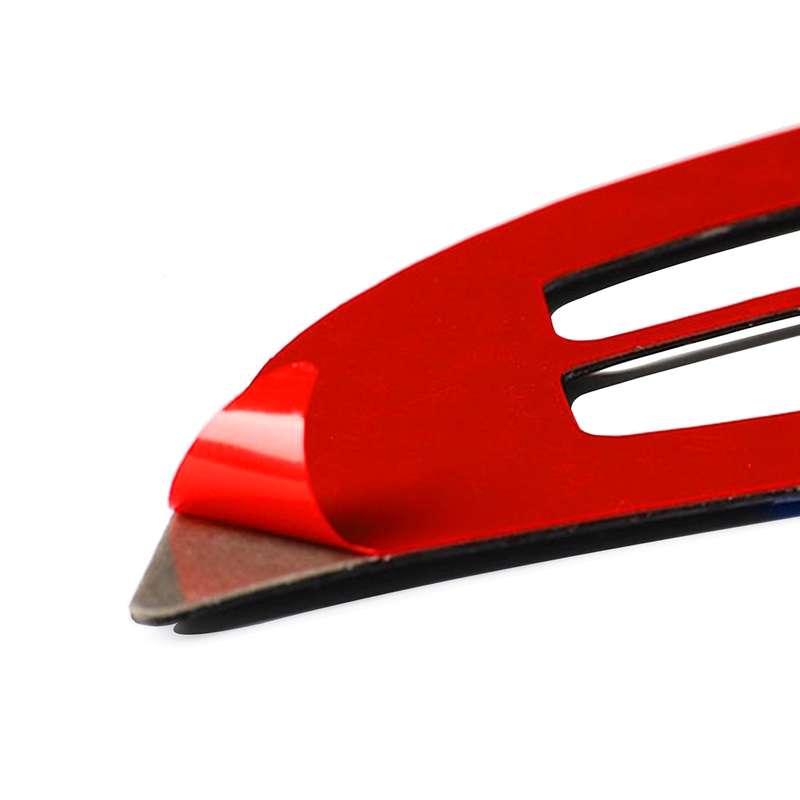3 in 1 Car Carbon Fiber Tricolor Steering Wheel Button Decorative Sticker for BMW E70 2008-2013 X5,