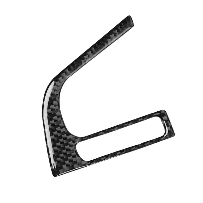 4 in 1 Car Carbon Fiber Solid Color Steering Wheel Button Decorative Sticker for Subaru Forester 201