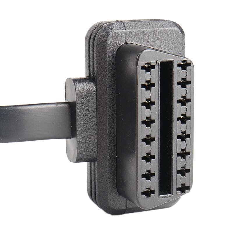 16PIN Car Ultra-thin OBD Diagnostic Extended Cable OBD2 Cable with Switch