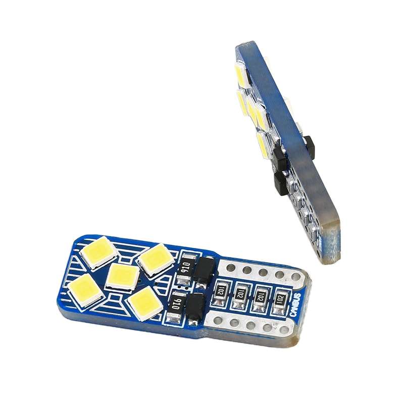2 PCS T10 / W5W / 168 DC12V 1.8W 6000K 130LM 10LEDs SMD-2835 Car Reading Lamp Clearance Light, with