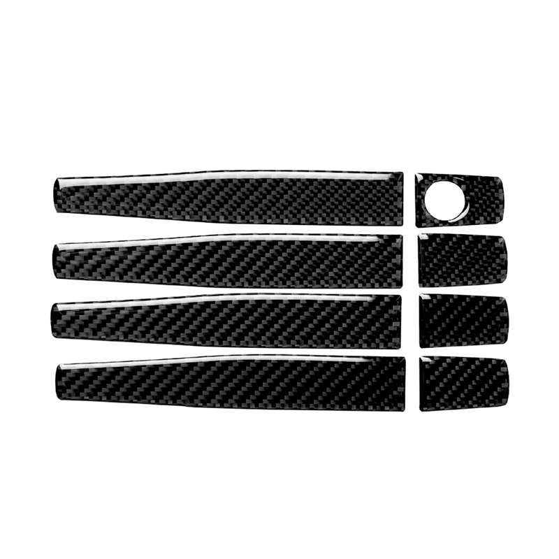 Car Carbon Fiber Door Handle Decorative Sticker for Chevrolet Cruze 2009-2015, Left and Right Drive