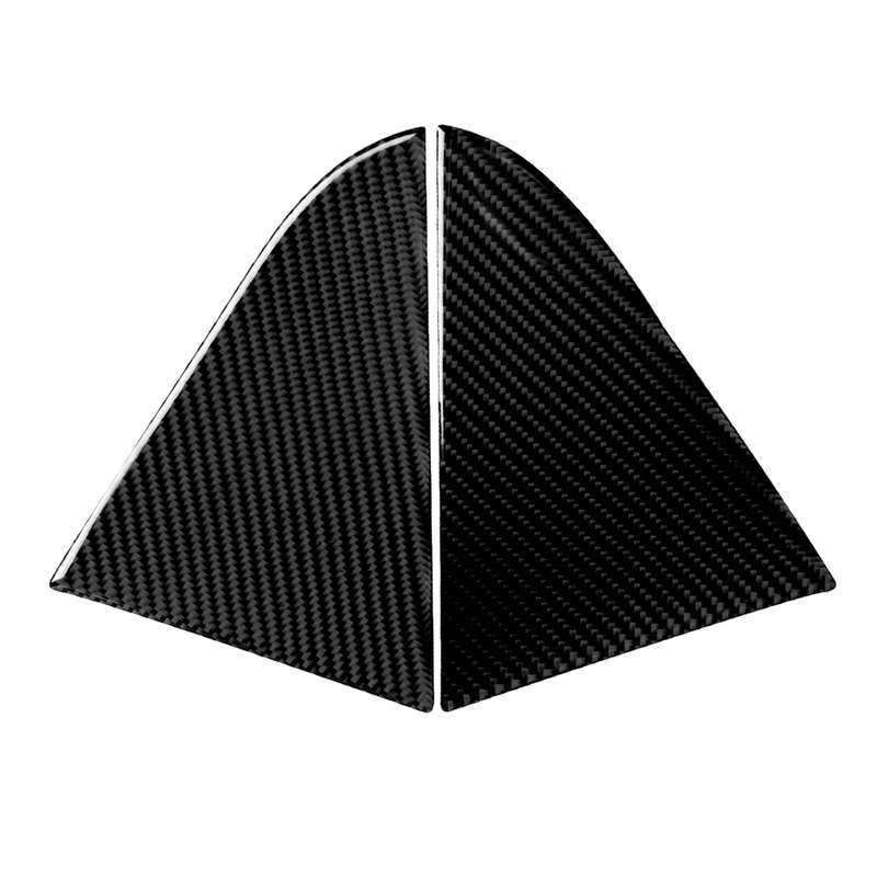 Car Carbon Fiber Rear Triangle Glass Decorative Sticker for Chevrolet Cruze 2009-2015, Left and Righ