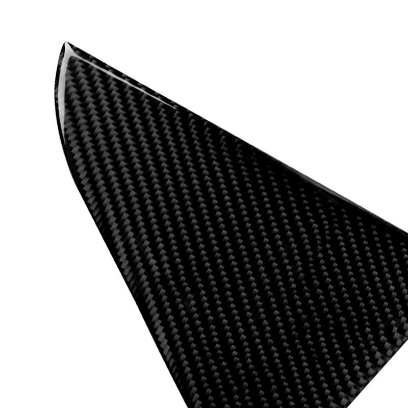 Car Carbon Fiber Rear Triangle Glass Decorative Sticker for Chevrolet Cruze 2009-2015, Left and Righ