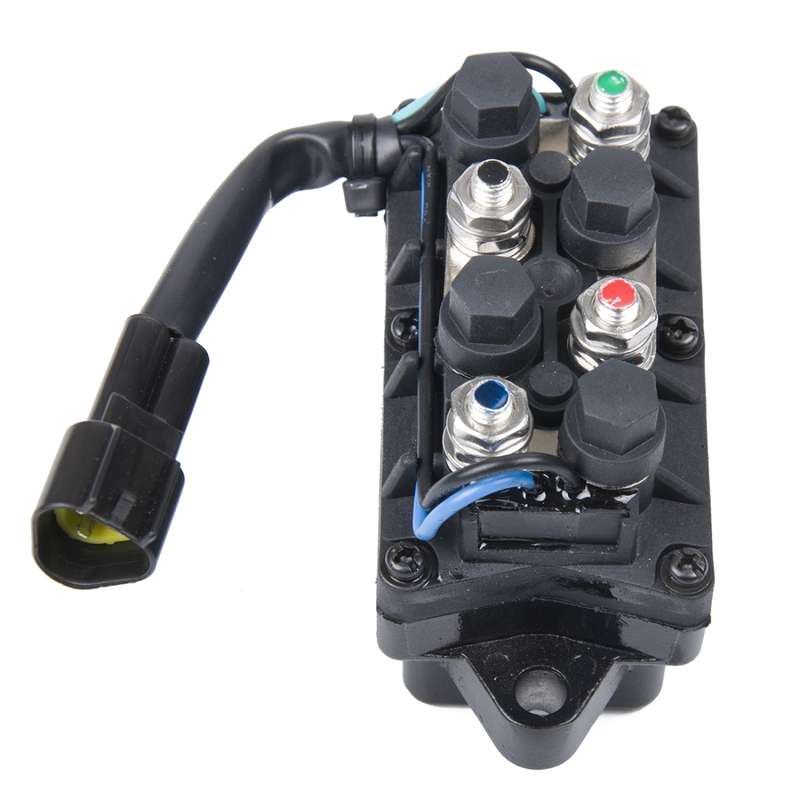 12V / 120A Outboard Lifting Tilt Trim Relay for Yamaha Motors Replacement 61A-81950-00-00 3 PIN Conn