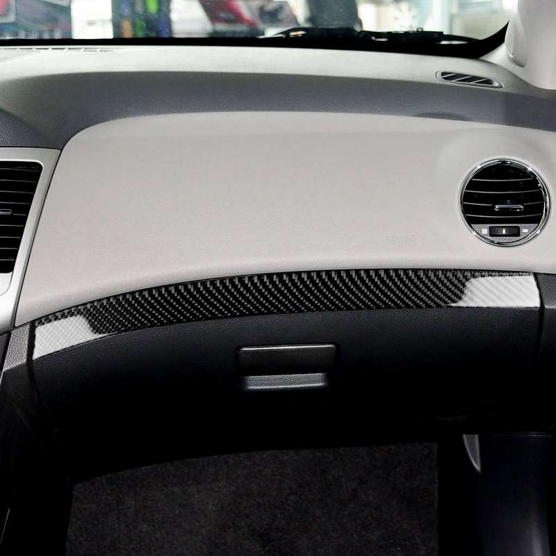 Car Carbon Fiber Dashboard Decorative Stripe for Chevrolet Cruze 2009-2015, Left Drive
