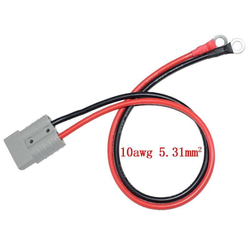 50A SMH Anderson Plug to O Shape Terminal Booster Cable, Length: 0.5m