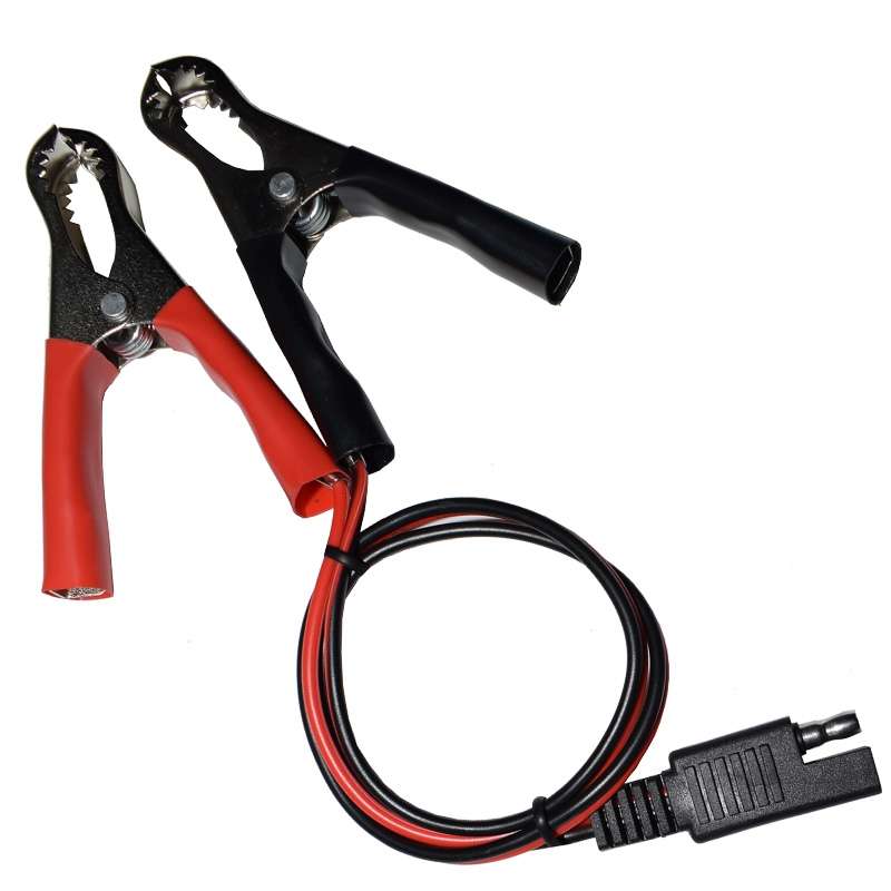 SAE to Crocodile Clip Power Cord Motorcycle Battery Charging Cable, Length: 0.5m