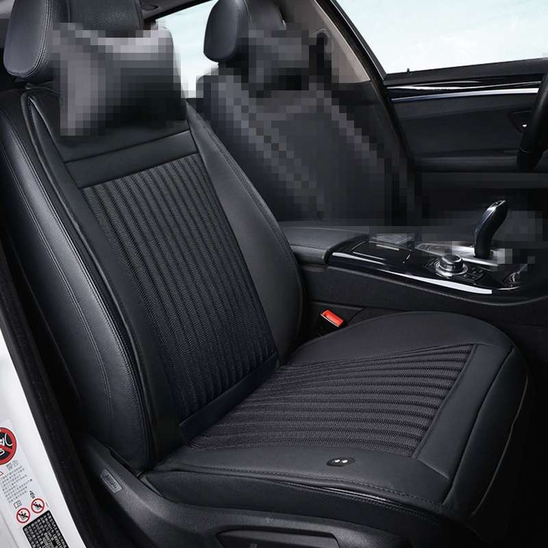 Car 12V Cushion Summer USB Breathable Ice Silk Seat Cover, Eight Fans + Ventilation and Refrigeratio