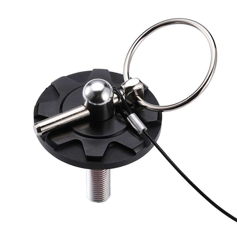 XH-6041 Car Universal Modified Aluminum Alloy Engine Hood Lock Cover(Black)
