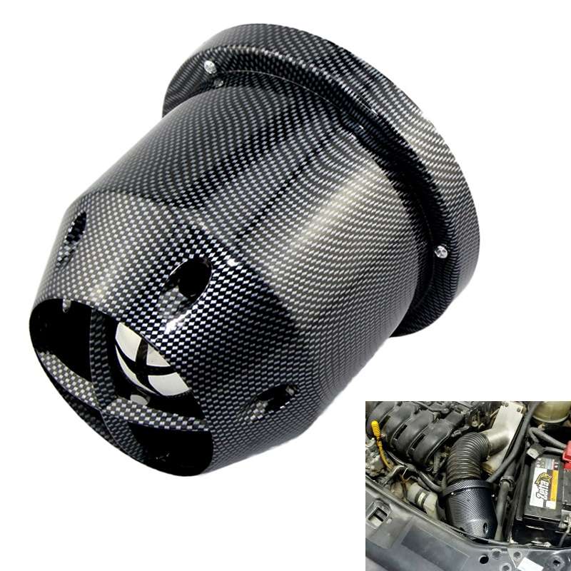 XH-UN005 Car Universal Modified High Flow Mushroom Head Style Intake Filter for 76mm Air Filter (Sil