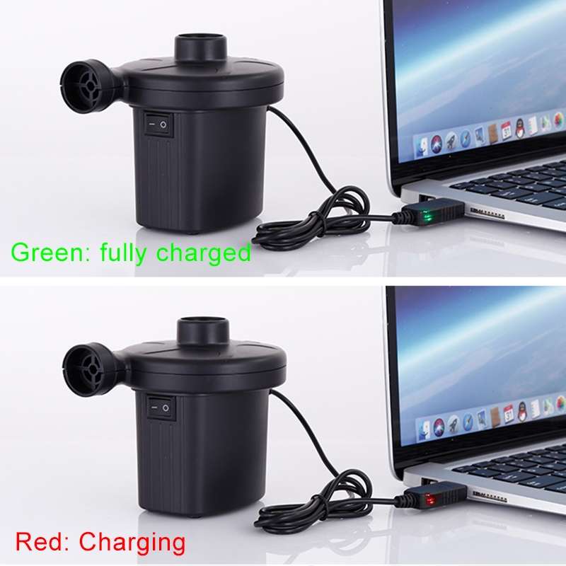 Car Portable Multifunctional Air Pump Tire Inflator Electric / USB Inflatable Pump