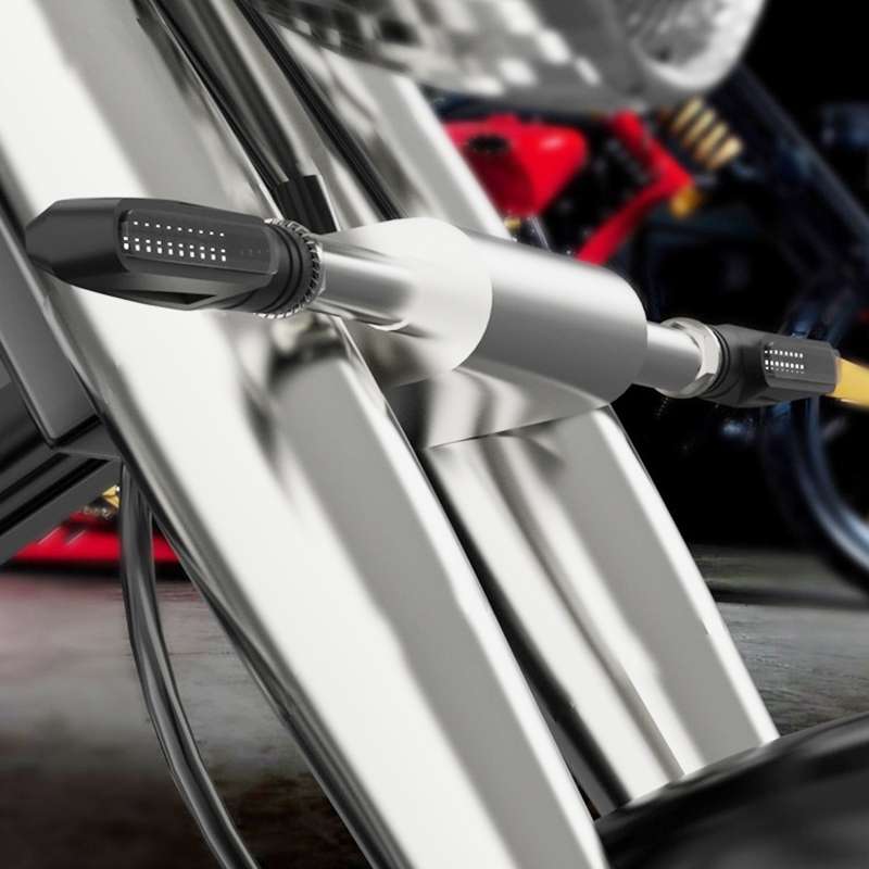 2 PCS D12V / 1W Motorcycle LED Waterproof Dynamic Blinker Side Lights Flowing Water Turn Signal Ligh