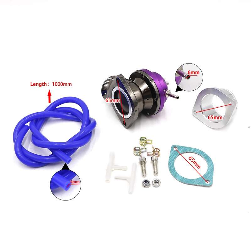 Universal Car Modification Turbocharged Relief Valve Turbocharger(Red)