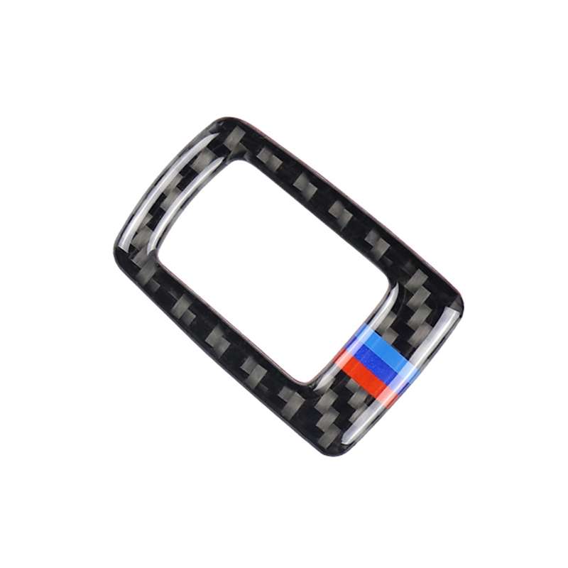 2 in 1 Three Color Carbon Fiber Car Right Driving Lifting Panel Decorative Sticker for BMW E92 2005-
