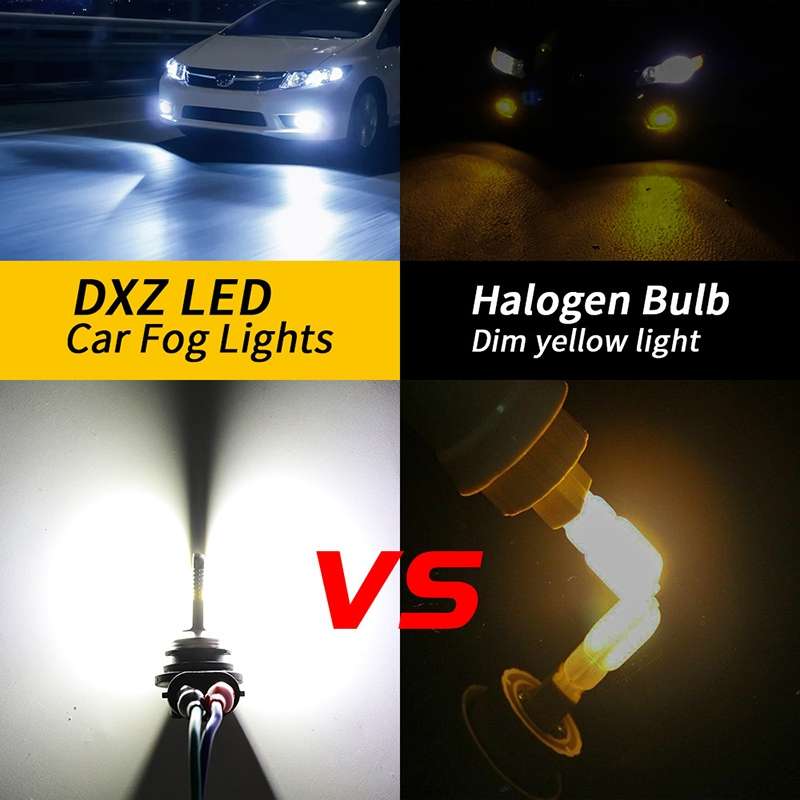 2 PCS H7 DC9-24V 7W 1200LM IP65 Car LED Fog Light (Ice Blue Light)