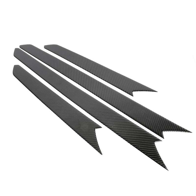 Car Carbon Fiber Door Panel Decorative Sticker for Volkswagen Tiguan L
