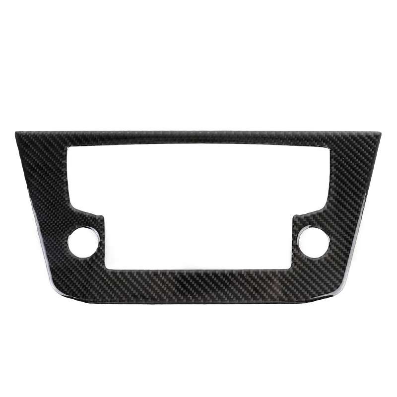 Car Carbon Fiber Navigation Frame Decorative Sticker for Volkswagen Tiguan L, Low Configuration