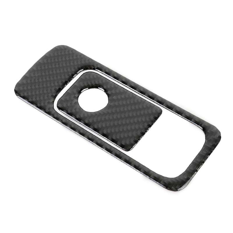 Car Carbon Fiber Front Passenger Seat Storage Handle Decorative Sticker for Volkswagen Tiguan L