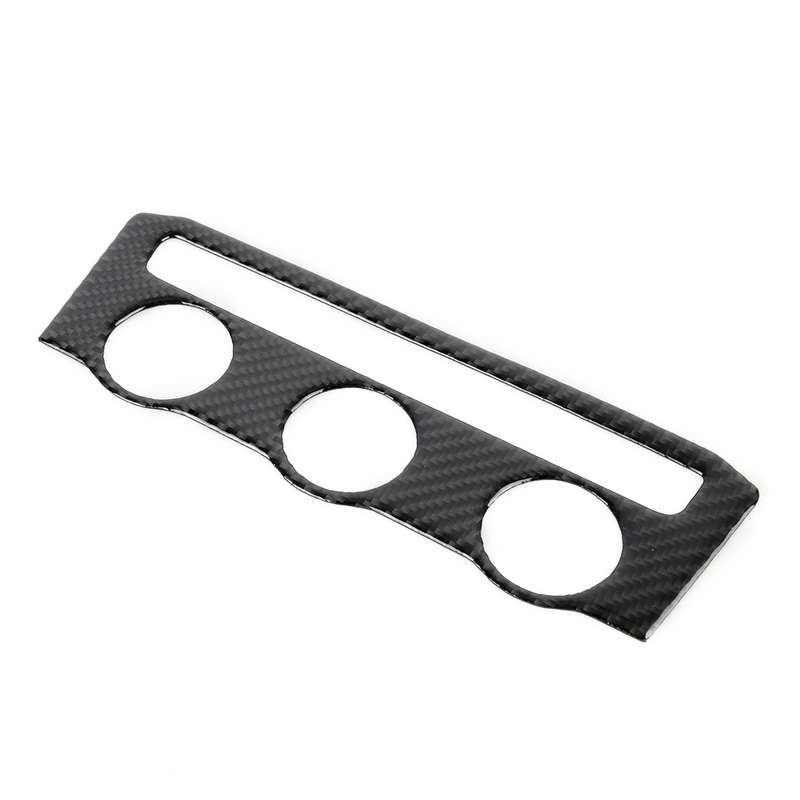 Car Carbon Fiber Air Conditioning Panel Decorative Sticker for Volkswagen Tiguan L, Low Configuratio