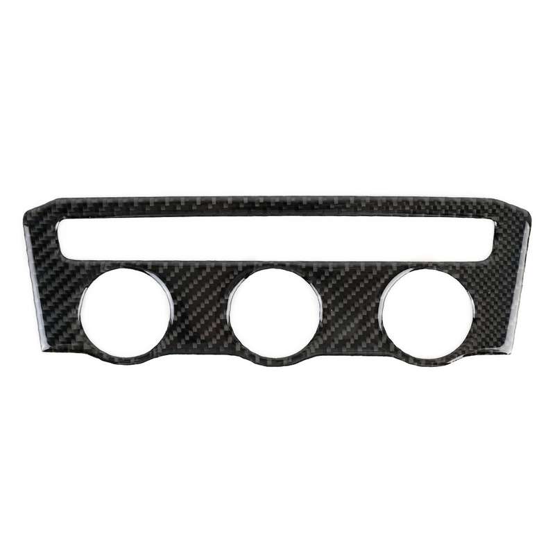 Car Carbon Fiber Air Conditioning Panel Decorative Sticker for Volkswagen Tiguan L, Low Configuratio