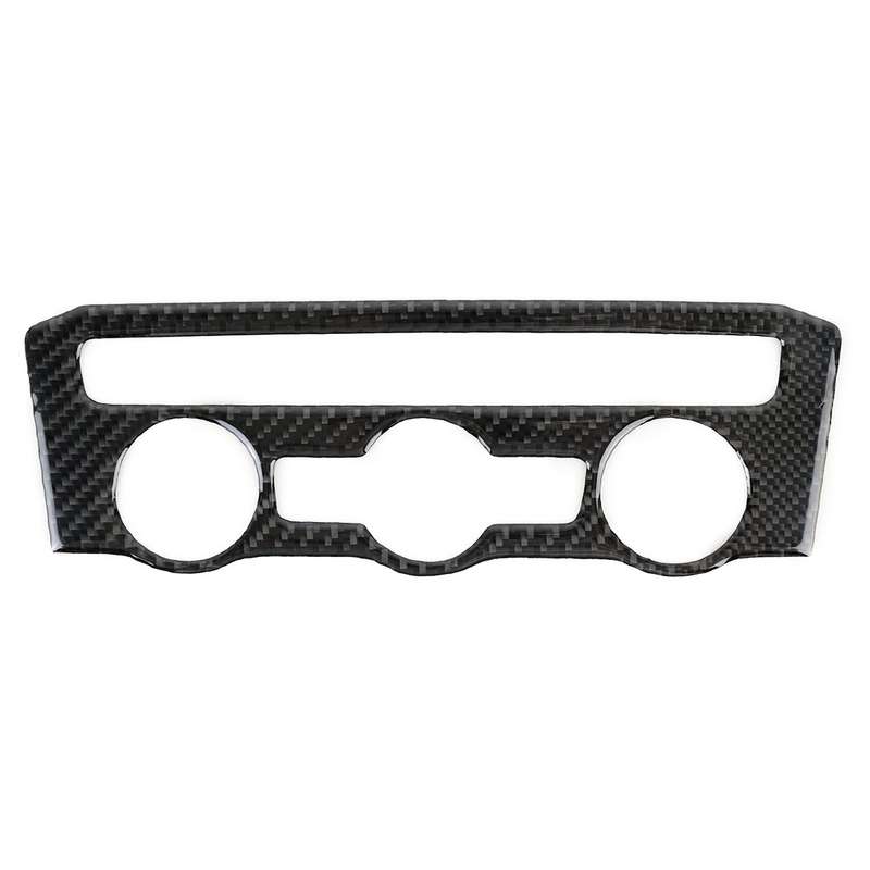 Car Carbon Fiber Air Conditioning Panel Decorative Sticker for Volkswagen Tiguan L, High Configurati